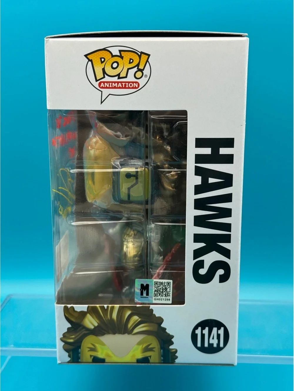 Zeno Robinson signed Hawks MHA LE 3500 Metallic Funko pop with MAS COA
